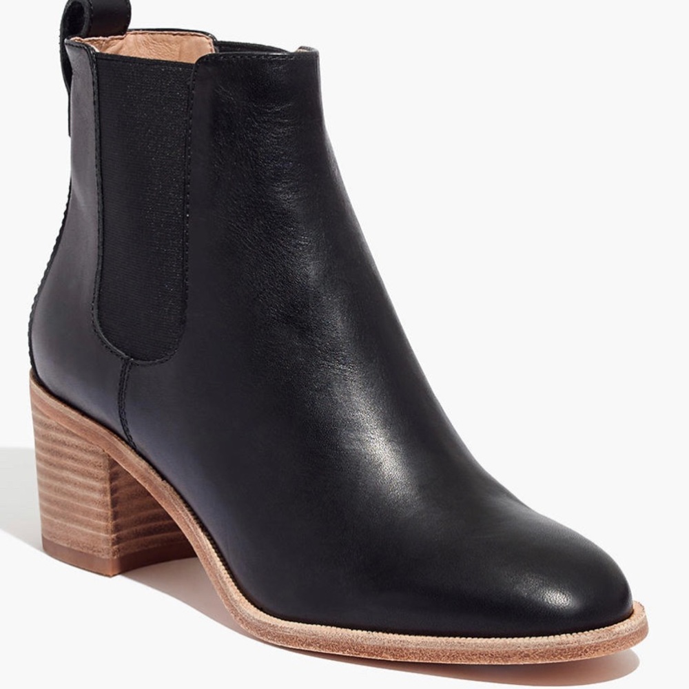 Madewell Frankie Chelsea Black Booties 7